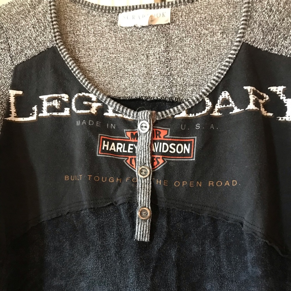 Shirt with Harley Moto Theme size M